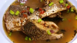 Croaker Fish pepper soup