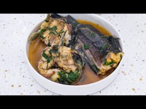 Dry fish pepper soup